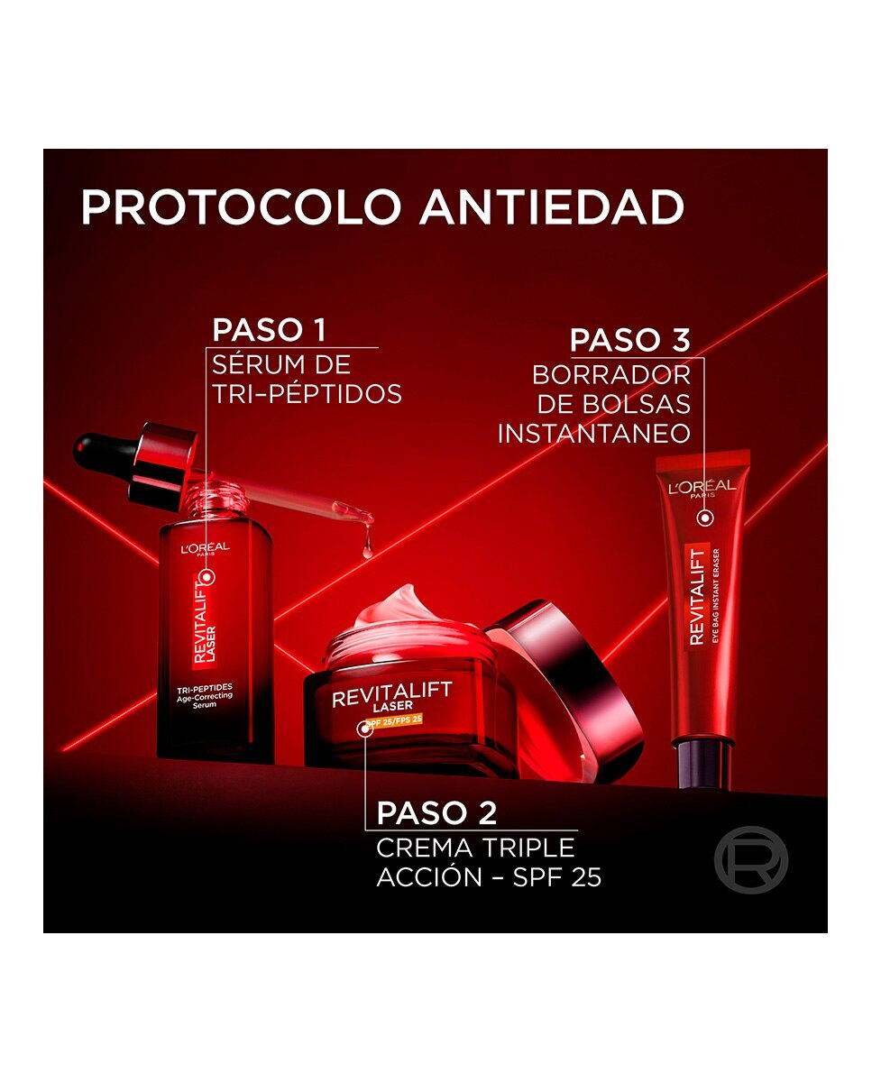 Contorno de Ojos Revitalift Laser Triple Acción L'Oréal Paris - 15 ml 9