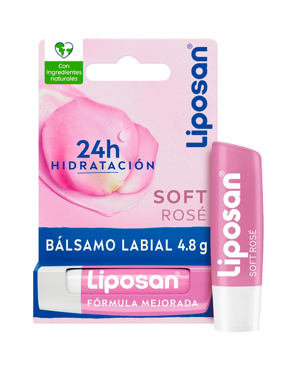 Liposan - Bálsamo Labial Soft Rosé 4,8 gr Liposan.