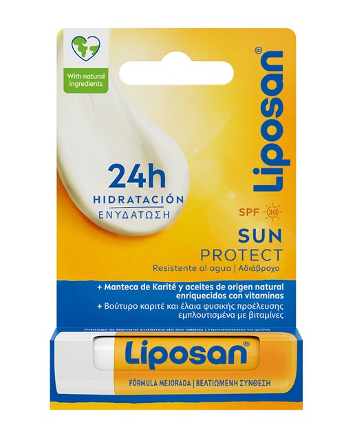 Imagen 0 de Bálsamo Labial Sun Protect Con Protección Solar Fp30 4,8 Gr Liposan