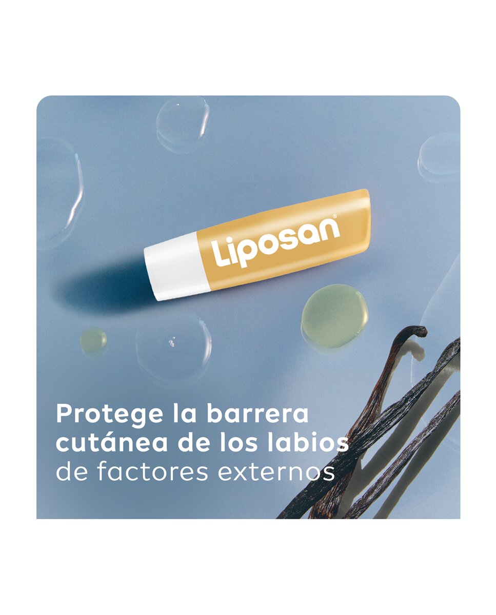 Imagen 4 de Bálsamo Labial Sabor Vainilla 4,8 Gr Liposan - 4,8 gr