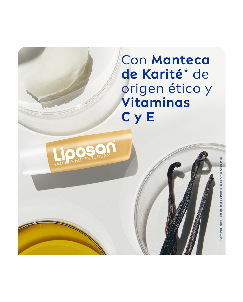 Imagen 5 de Bálsamo Labial Sabor Vainilla 4,8 Gr Liposan - 4,8 gr
