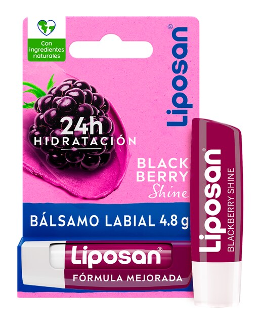 Imagen 0 de Bálsamo Labial Sabor Mora 4,8 Gr Liposan