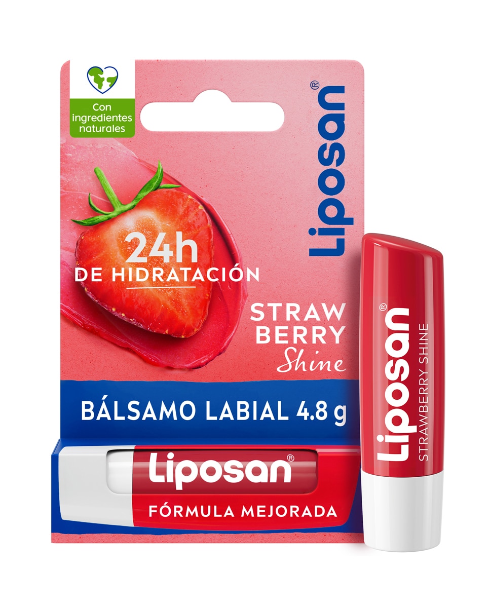 Liposan - Bálsamo Labial Sabor Fresa 4,8 Gr Liposan.