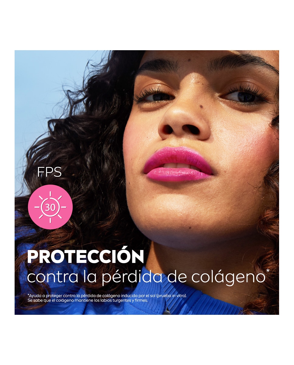Imagen 2 de Bálsamo 3 En 1 Labios Y Mejillas Caring Beauty Intenso Spf30 4,8 Gr Liposan - Pink Pink