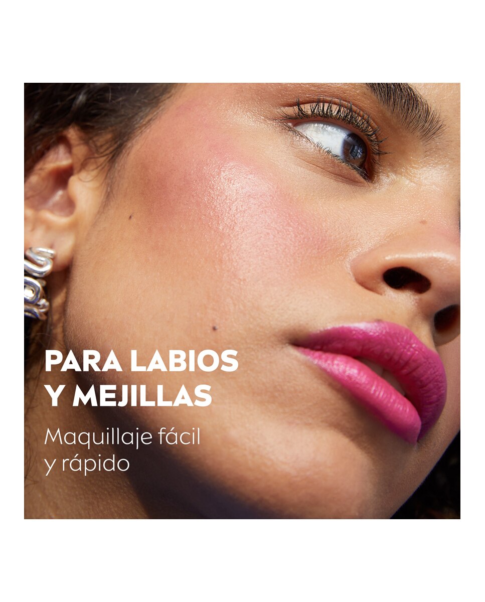 Imagen 6 de Bálsamo 3 En 1 Labios Y Mejillas Caring Beauty Intenso Spf30 4,8 Gr Liposan - Pink Pink