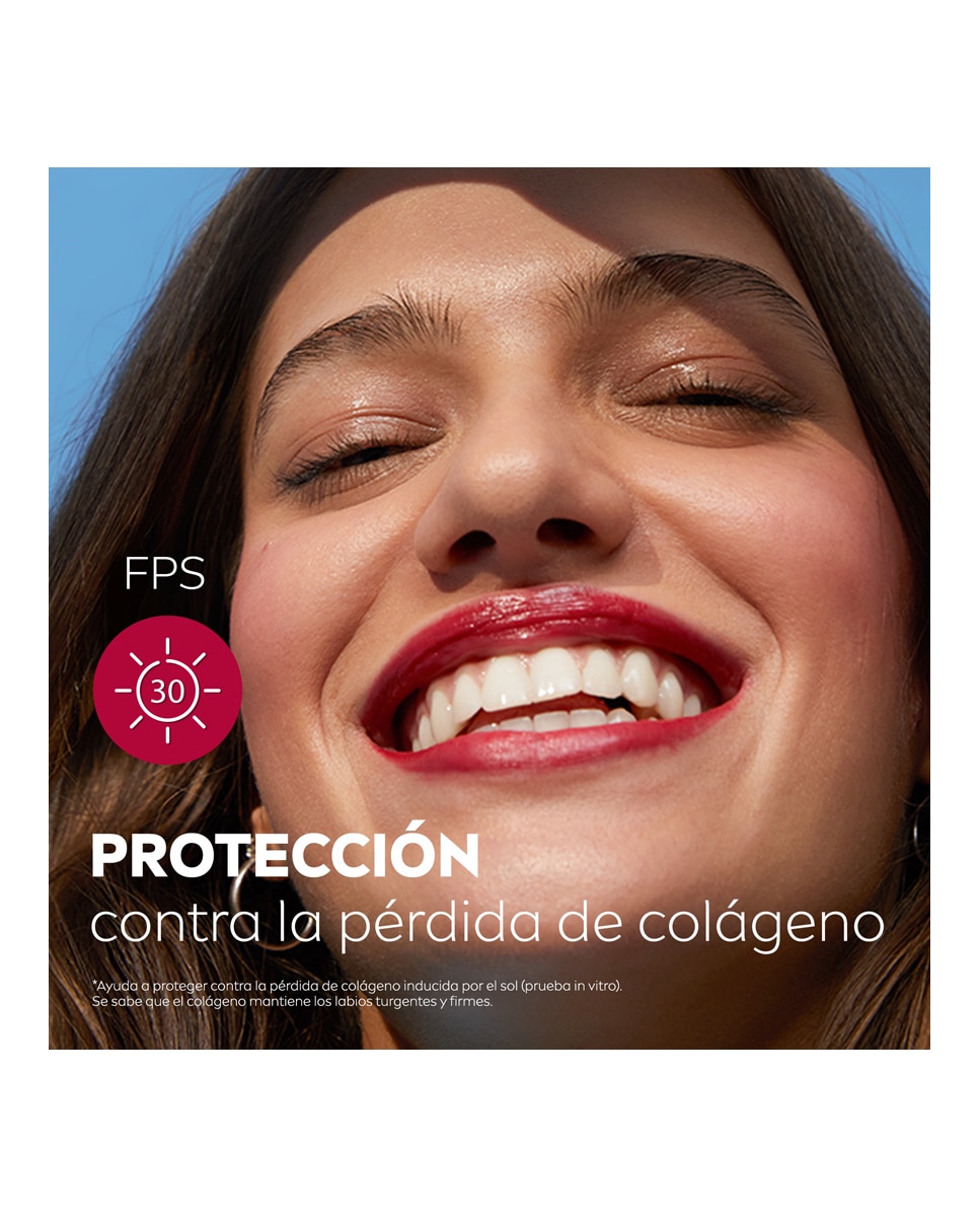 Imagen 2 de Bálsamo 3 En 1 Labios Y Mejillas Caring Beauty Intenso Spf30 4,8 Gr Liposan - Red Red