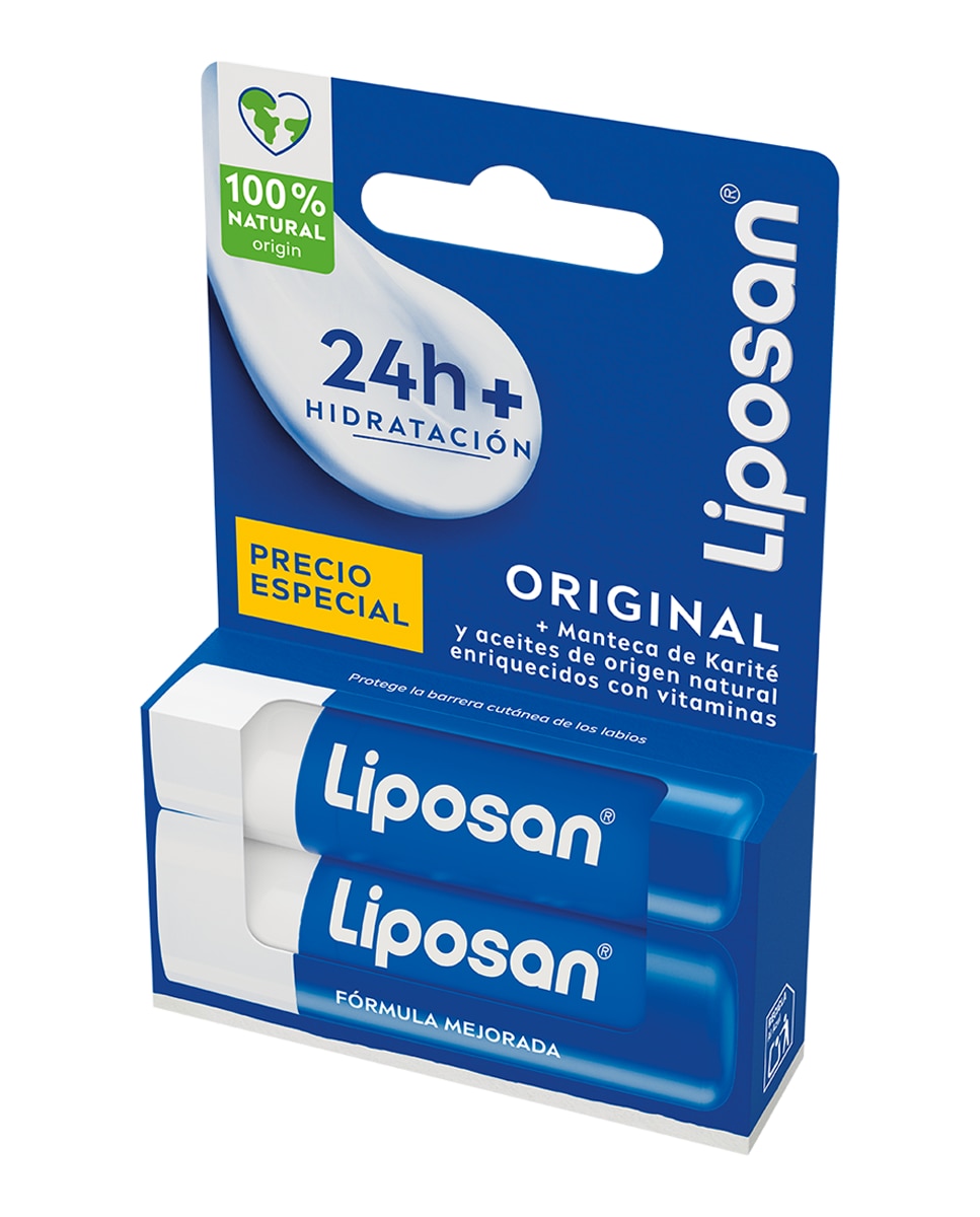 Imagen 0 de Pack Bálsamo Labial Liposan Original 4,8 g