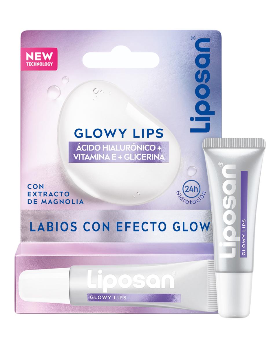 NIVEA - Protector Labial Glowy Lips Clear 4,8 Gr Liposan.