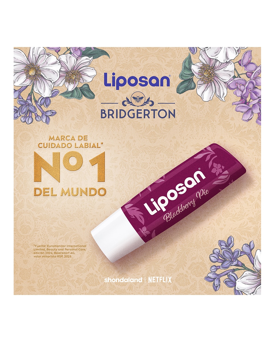 Bálsamo Labial 24h Hidratación Blackberry Pie Liposan - Blackberry Pie Blackberry Pie-7