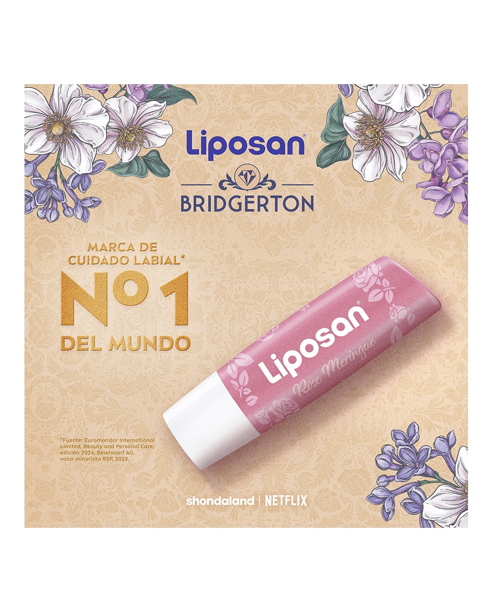 Bálsamo Labial 24h Hidratación Rose Meringue Liposan - Rose Meringue Rose Meringue-7