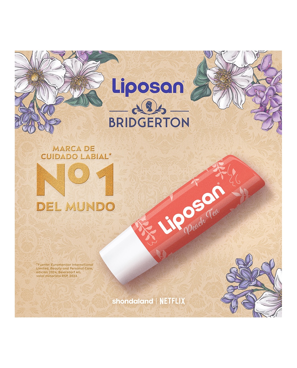 Bálsamo Labial 24h Hidratación Peach Tea Liposan - Peach Tea Peach Tea-7