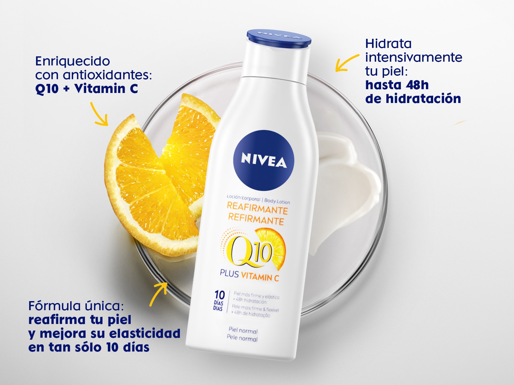 Loción Corporal Q10 Reafirmante Piel Normal 400 ml Nivea - 400 ml 3
