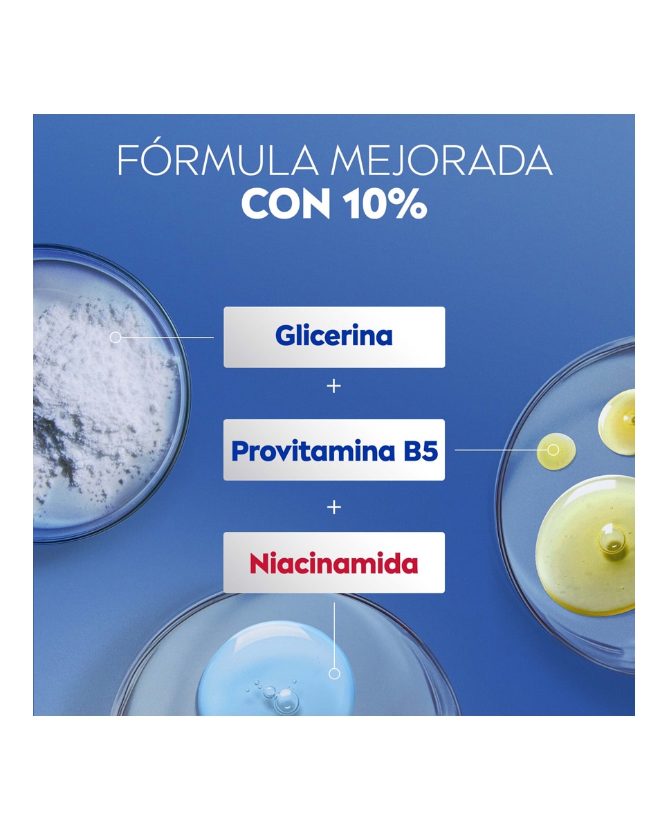 Loción Corporal Hidratante con Dispensador Body Milk Repara y Cuida 400 ml Nivea 4