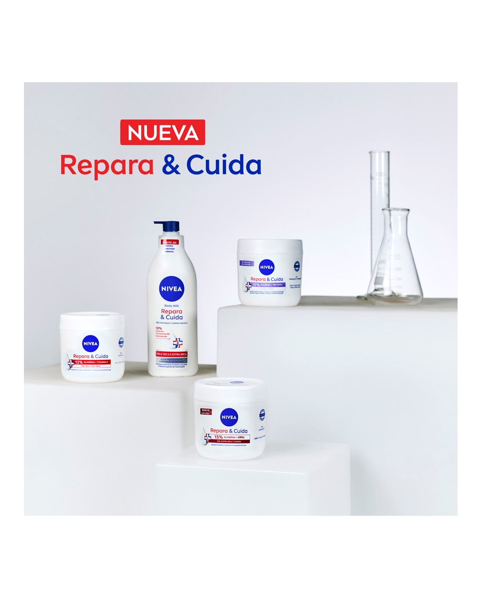 Crema Corporal Hidratante Repara & Cuida Glicerina y Urea 400 ml Nivea 8