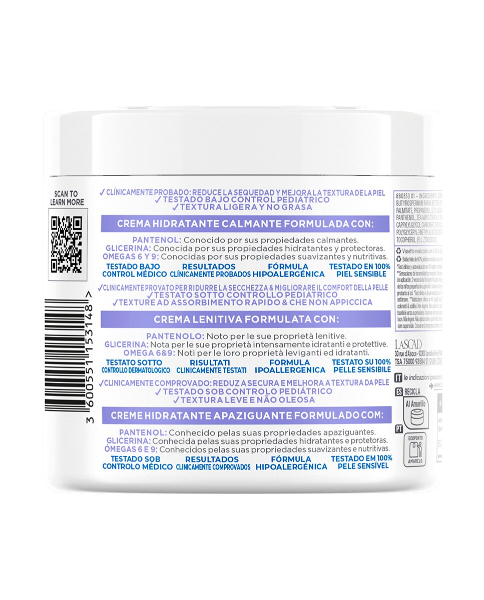 Crema Cuerpo Panthenol 400 ml Mixa - 400 ml 3