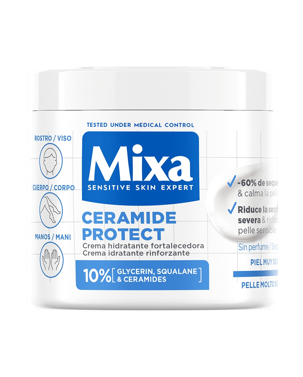 Mixa - Crema Cuerpo Tarro Ceramida 400 ml Mixa.