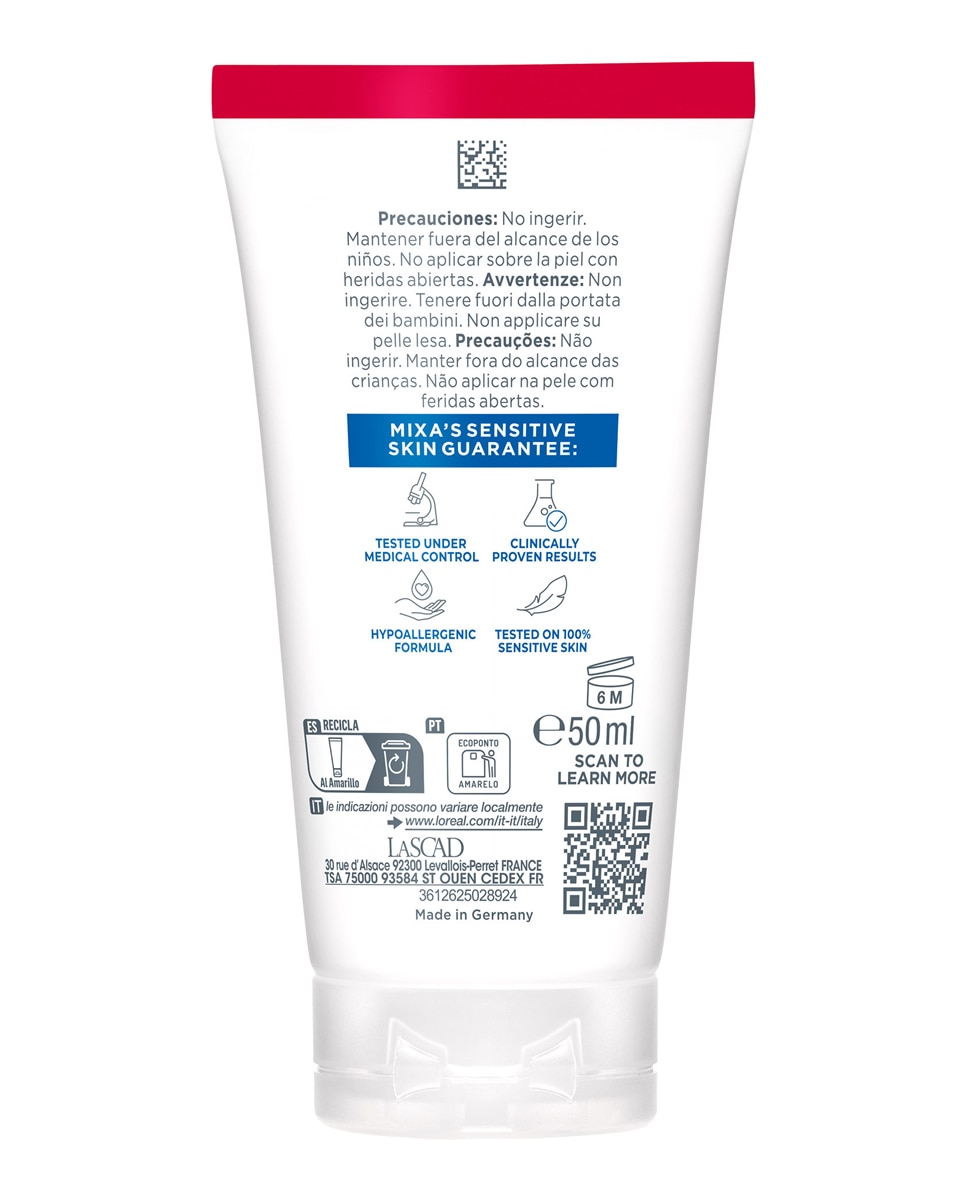 Bálsamo Reparador Multiusos Balm Cica+ Mixa - 50 ml 8