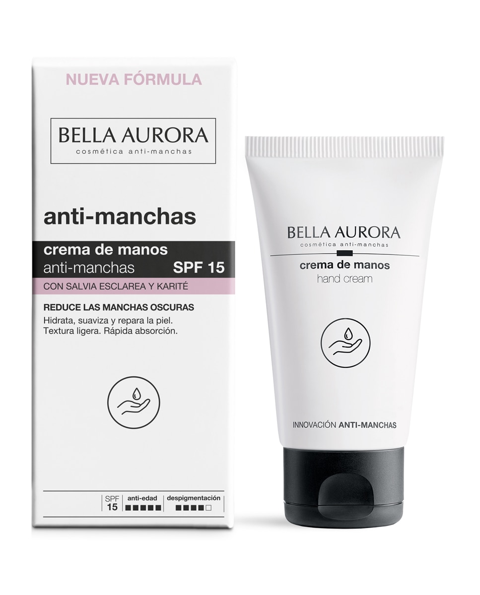 Crema de manos anti-manchas SPF 15 Bella Aurora - 50 ml 2