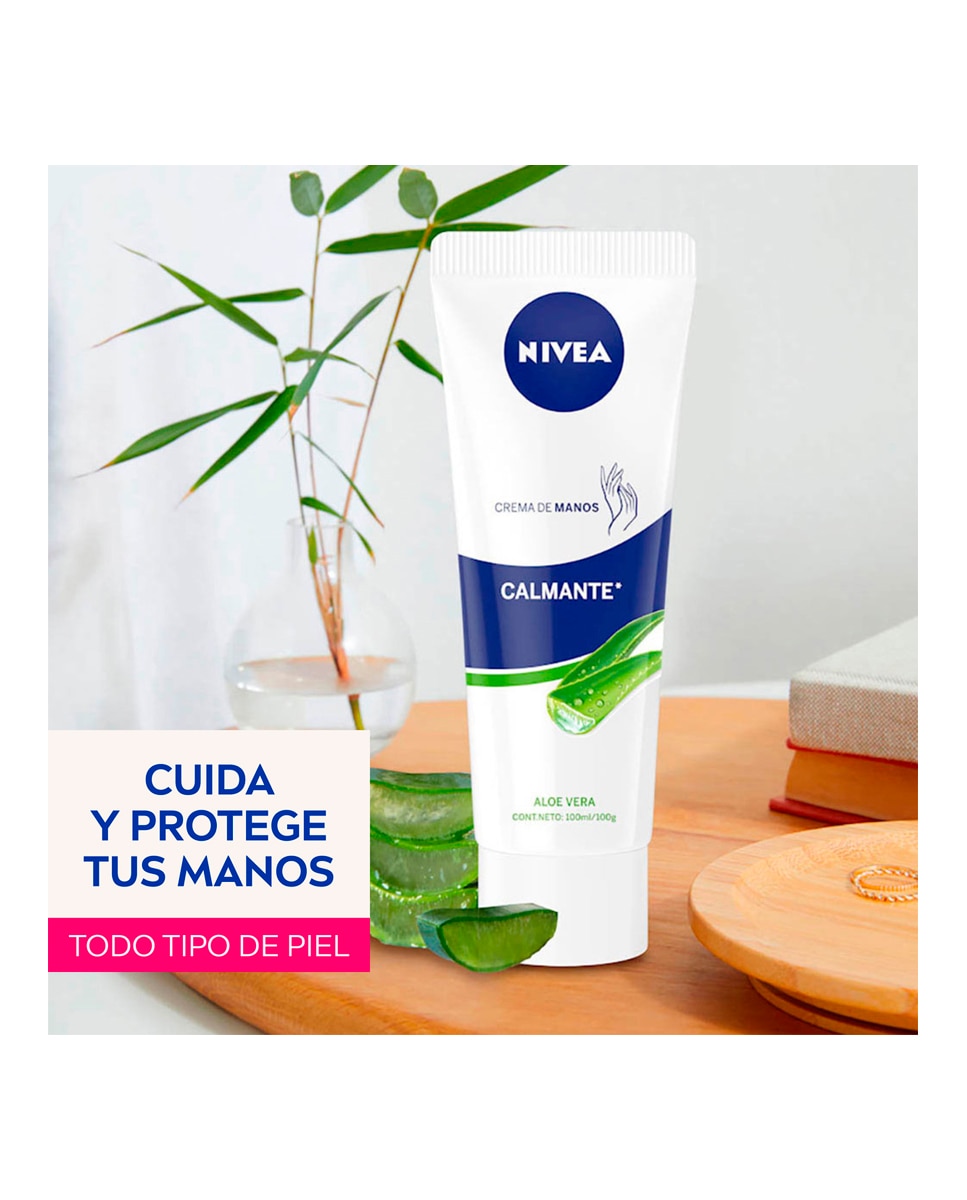 Crema De Manos Calmante Con Aloe Vera 100 ml Nivea - 100 ml 2