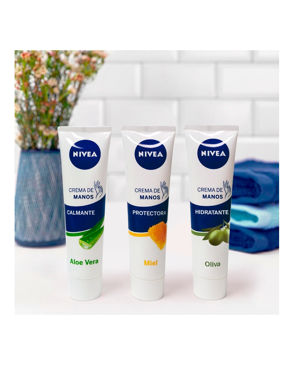 Crema De Manos Calmante Con Aloe Vera 100 ml Nivea - 100 ml 6