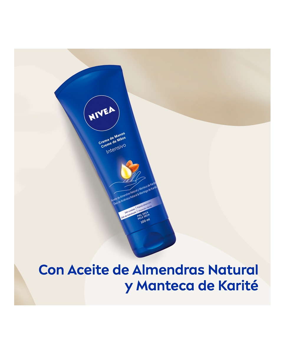 Crema De Manos Cuidado Intensivo Mini Formato De Viaje Nivea - 30 ml 4