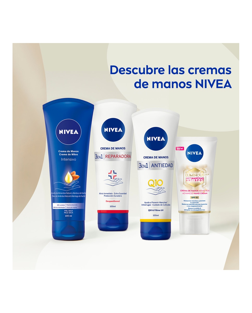Crema De Manos Cuidado Intensivo Mini Formato De Viaje Nivea - 30 ml 7