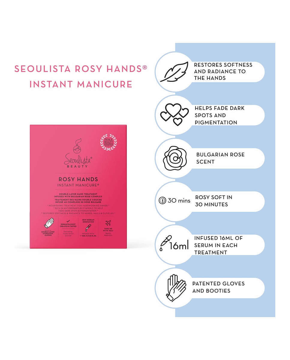 Cuidado manos Rosy Hands Instant Manicure 16 ml Seoulista Beauty - 16 ml 2