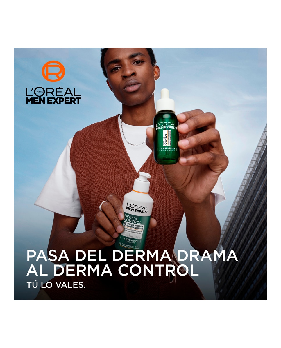 Gel Limpiador Purificante Derma Control 260 ml L'oreal Men Expert - 260 ml 6
