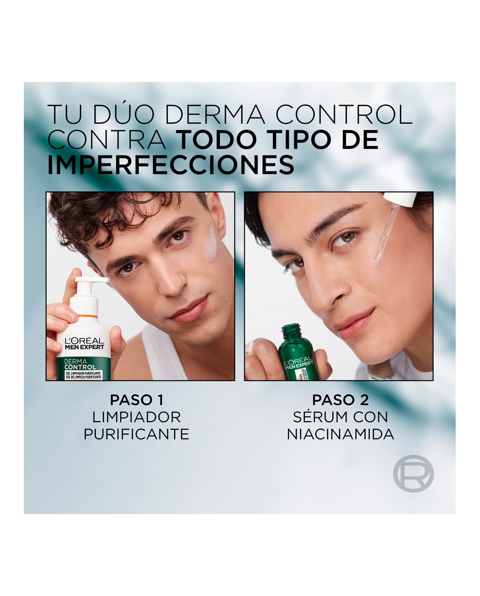 Gel Limpiador Purificante Derma Control 260 ml L'oreal Men Expert - 260 ml 7
