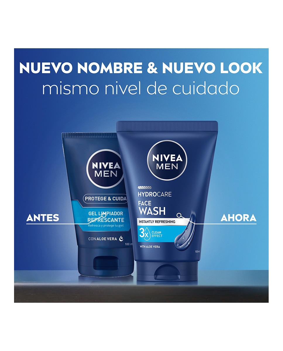 Gel Limpiador Facial Hydrocare 100 ml NIVEA MEN - 100 ml 7
