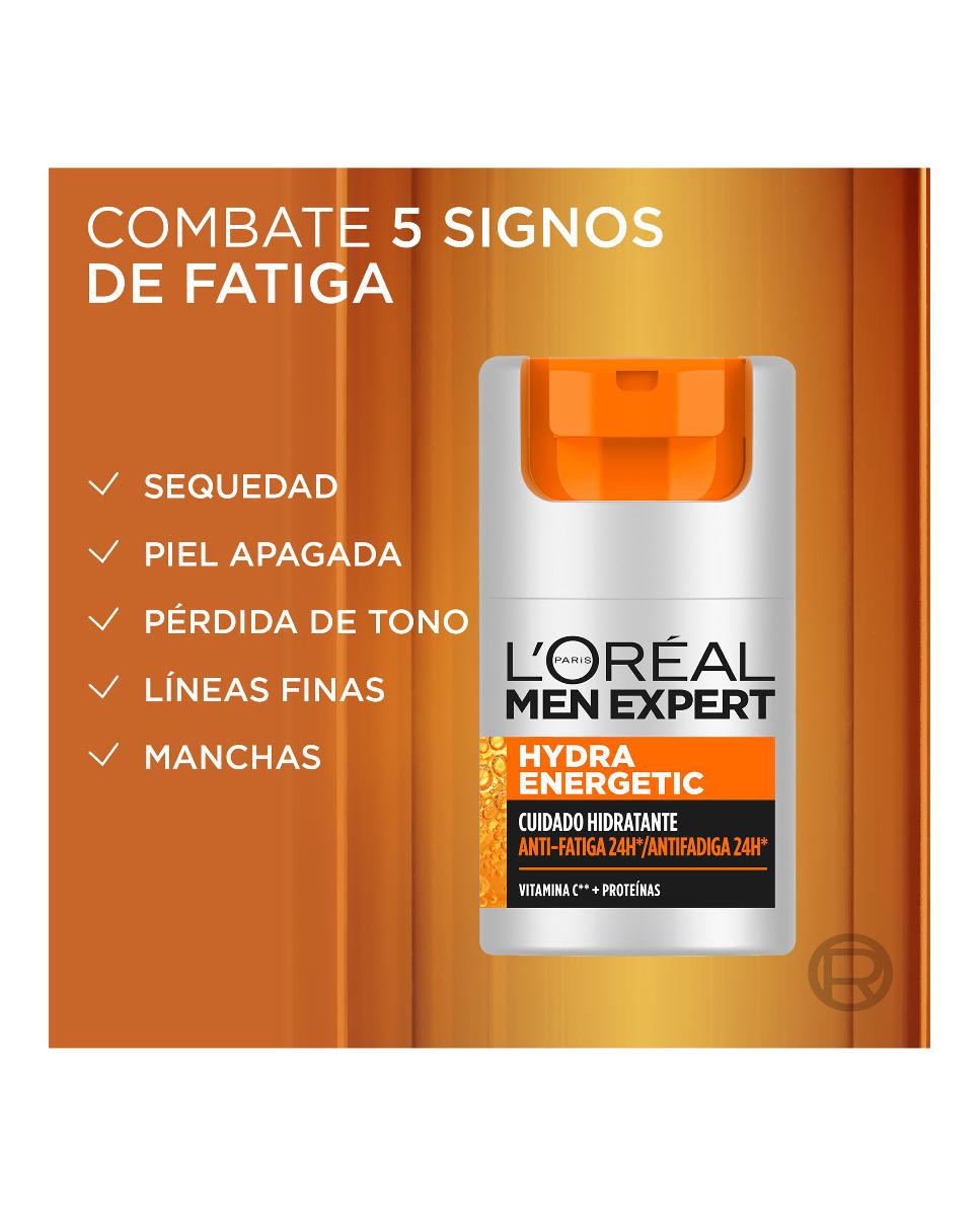 Crema Facial Hidratante Hydra Energetic 50 ml Loreal Men Expert - 50 ml 4