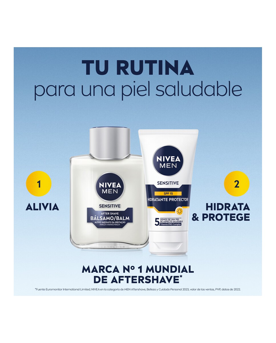Hidratante Protector Sensitive Fp15 75 ml Nivea Men 6