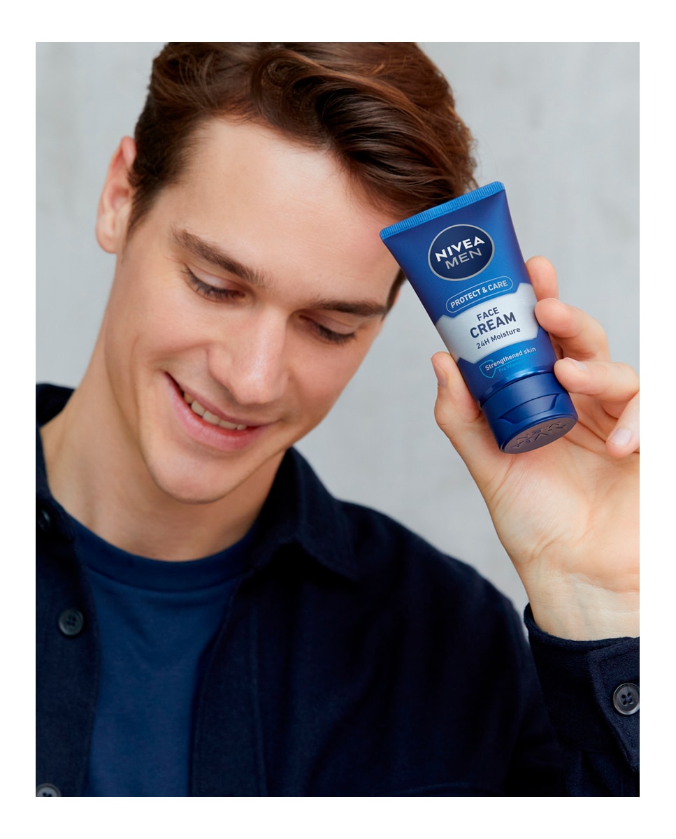 Imagen 8 de Crema Hidratante Protege & Cuida Hidratante Protector 75 ml Nivea Men - 75 ml