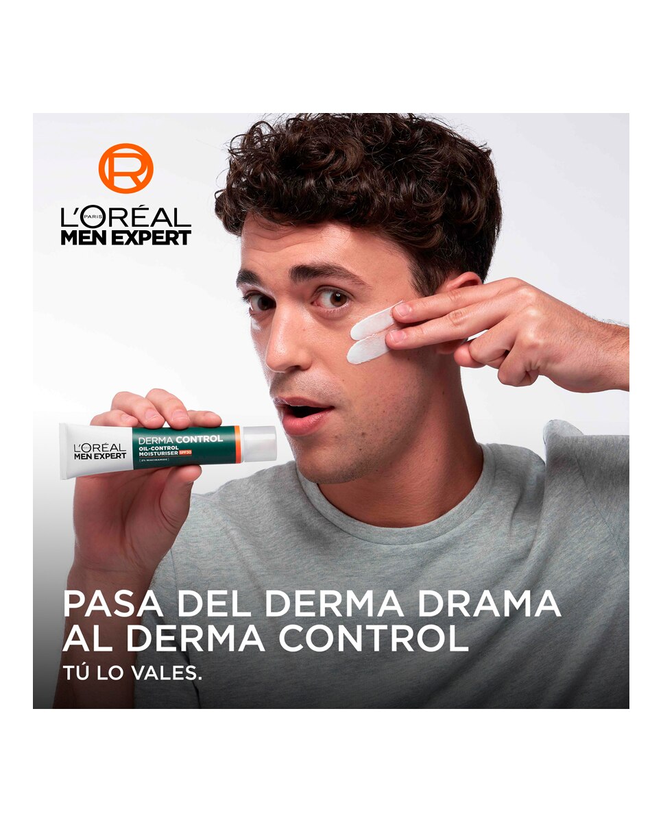 Crema Hidratante Facial SPF30 Derma Control Oil-Control L'oreal Men Expert - 40 ml 11