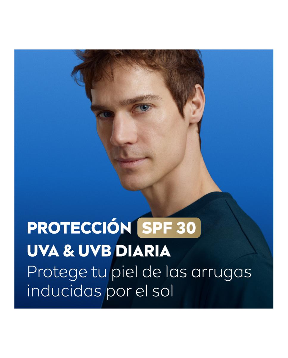 Imagen 4 de NIVEA MEN Crema Hidratante Anti-Age Power FP30