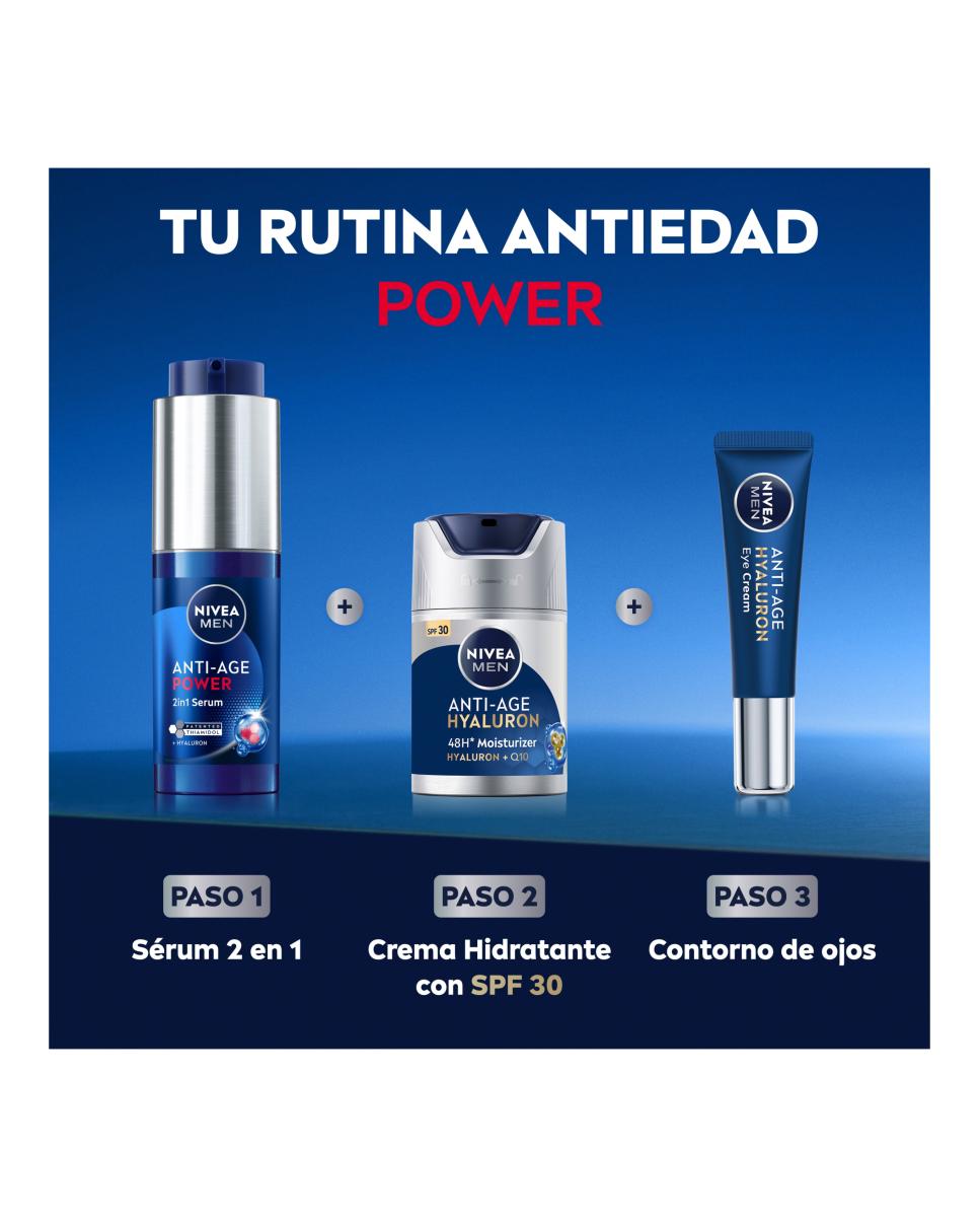 Imagen 10 de NIVEA MEN Crema Hidratante Anti-Age Power FP30