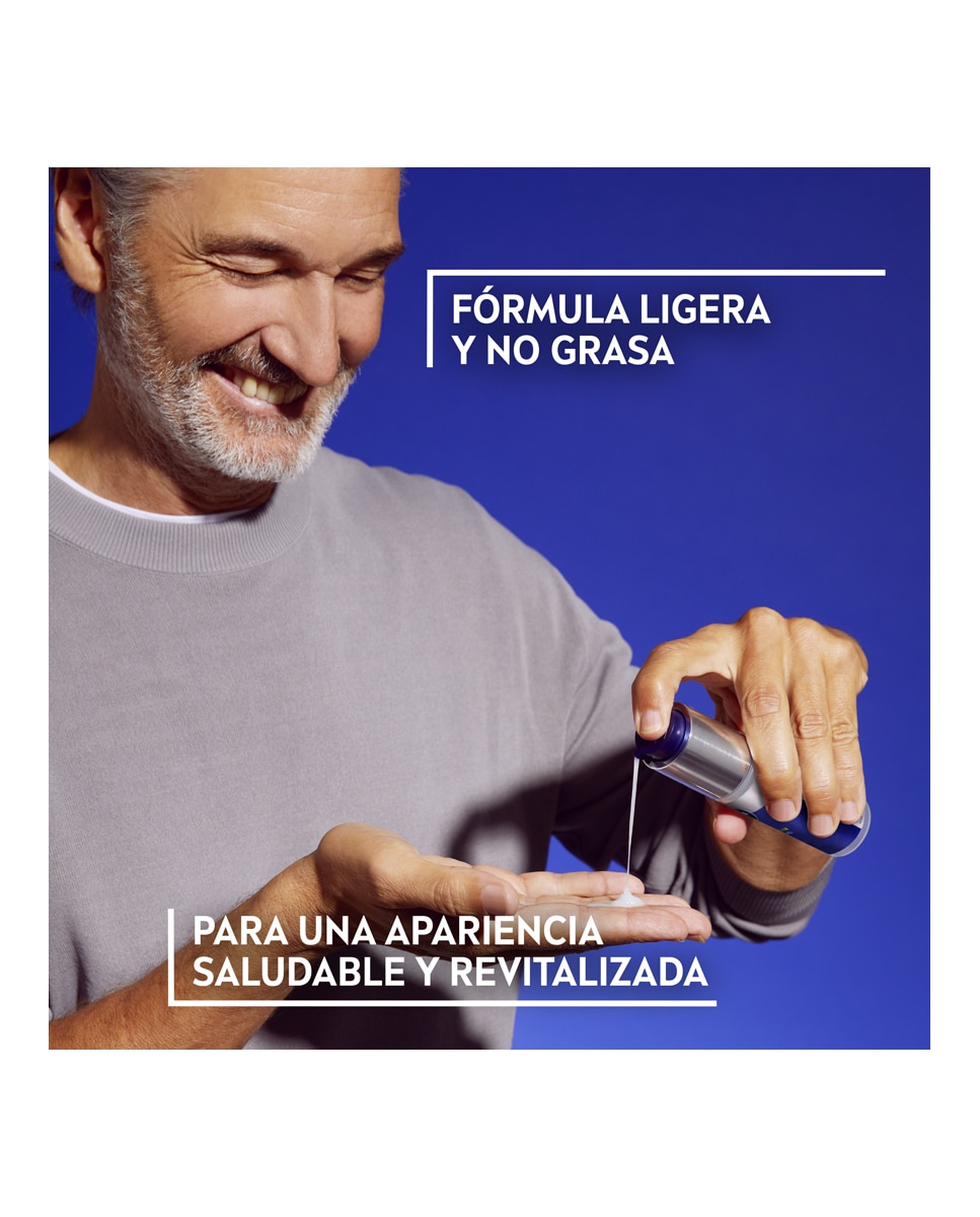 Imagen 6 de Gel Facial Hyaluron Hidratante Antiedad 50 ml Nivea Men - 50 ml