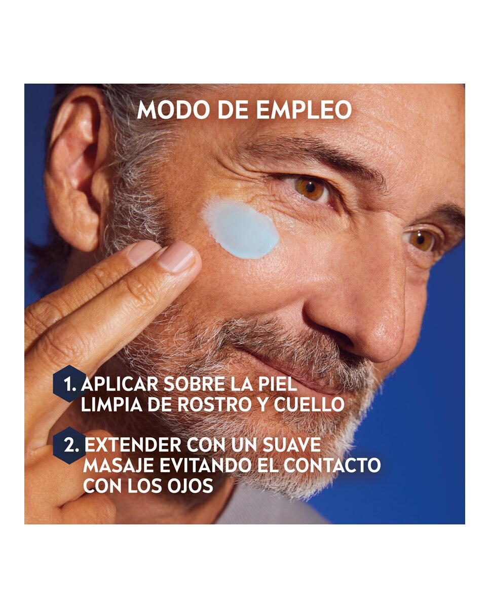 Imagen 7 de Gel Facial Hyaluron Hidratante Antiedad 50 ml Nivea Men - 50 ml
