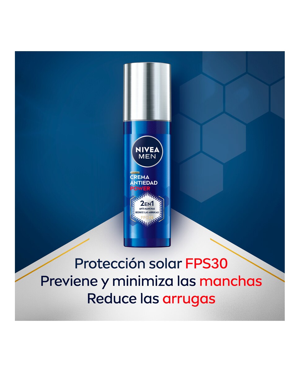 Crema De Día Hidratante Power Fp30 Nivea Men - 50 ml 4