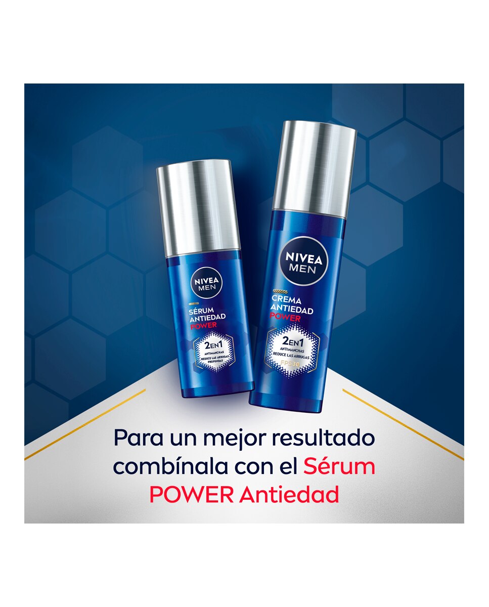 Crema De Día Hidratante Power Fp30 Nivea Men - 50 ml 7