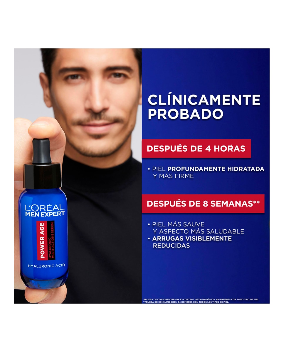 Sérum hialurónico anti-edad Power Age L'Oréal Men Expert 3