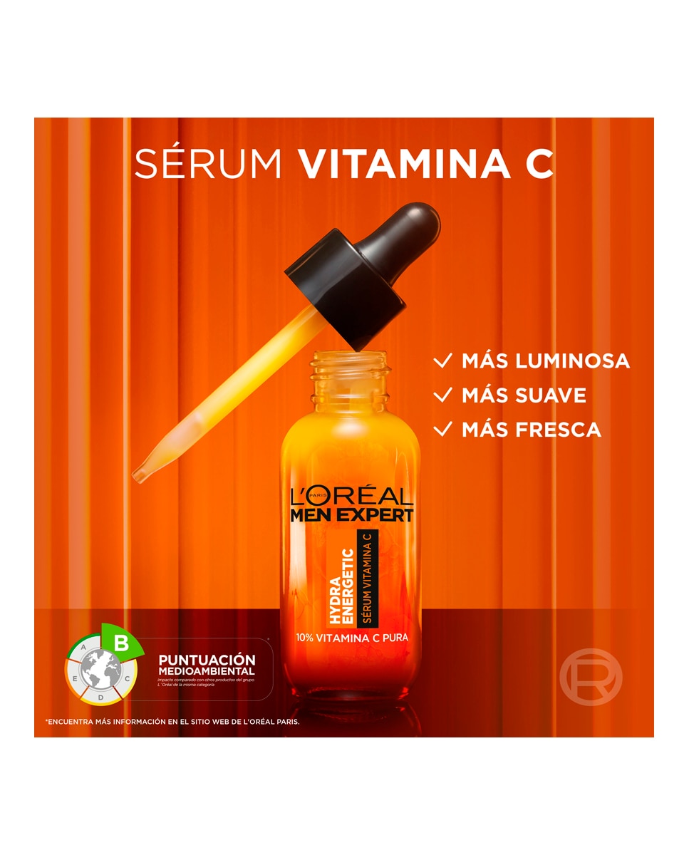 Sérum Vitamina C Hydra Energetic Anti-Fatiga L'Oreal Men Expert - 30 ml 6