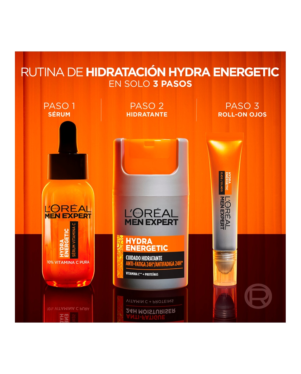Sérum Vitamina C Hydra Energetic Anti-Fatiga L'Oreal Men Expert - 30 ml 9
