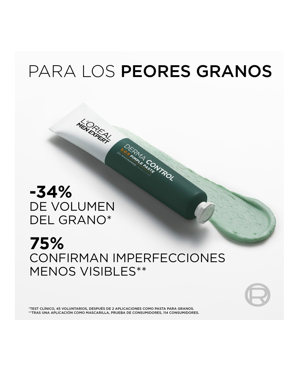 Tratamiento Facial Anti-Imperfecciones Derma Control 45 ml L'oreal Men Expert - 45 ml 3