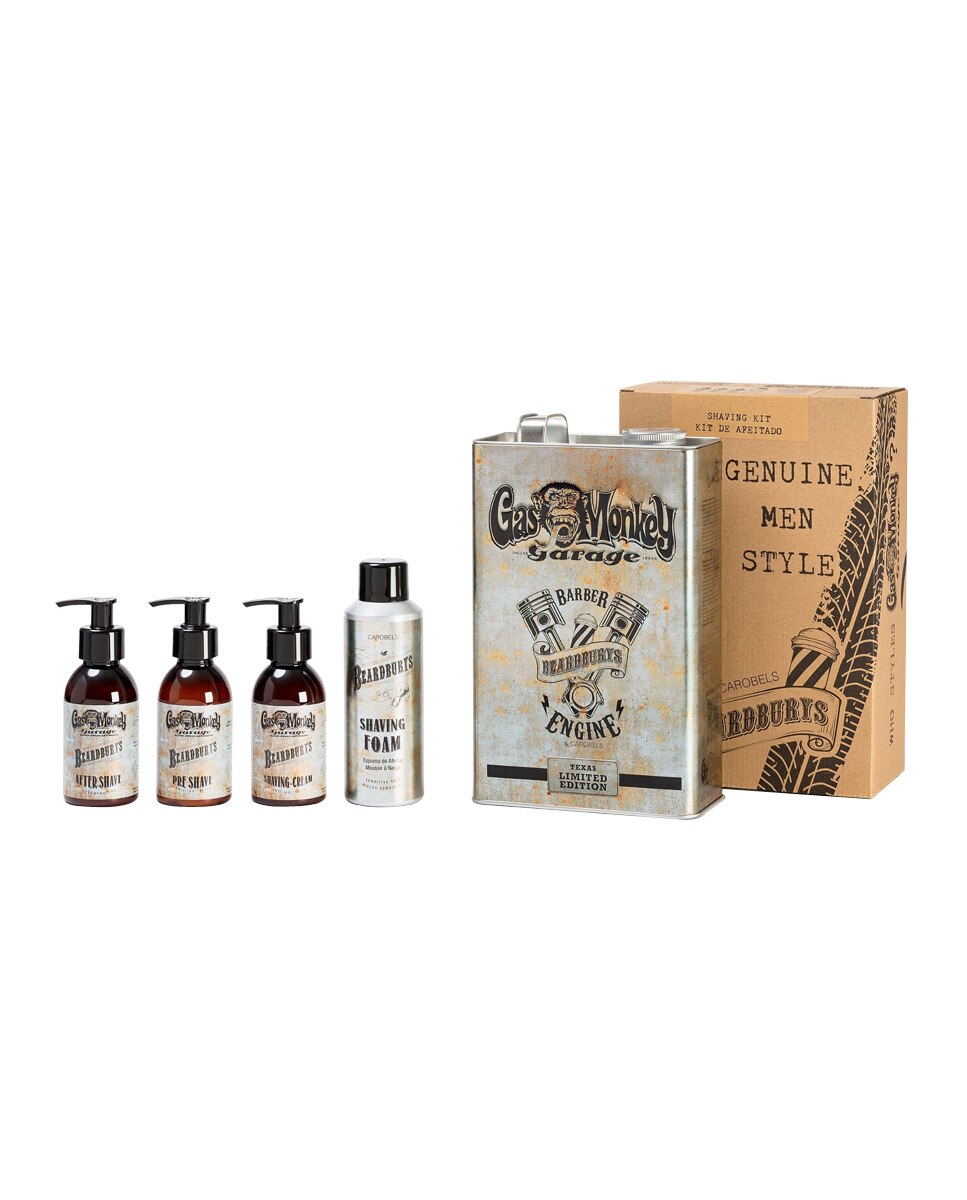 Estuche de regalo Rutina de Afeitado Beardburys & Gas Monkey 1