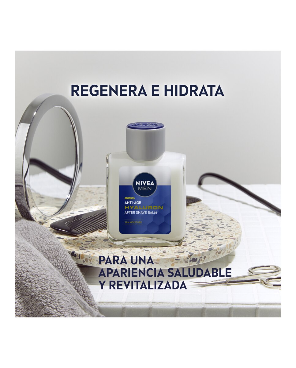 Imagen 5 de After Shave Bálsamo Hyaluron Antiedad 100 ml Nivea Men - 100 ml