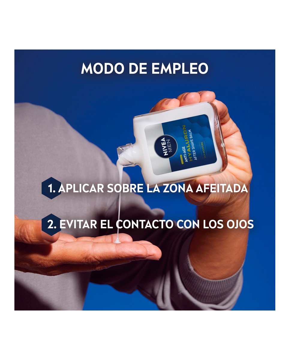 Imagen 6 de After Shave Bálsamo Hyaluron Antiedad 100 ml Nivea Men - 100 ml