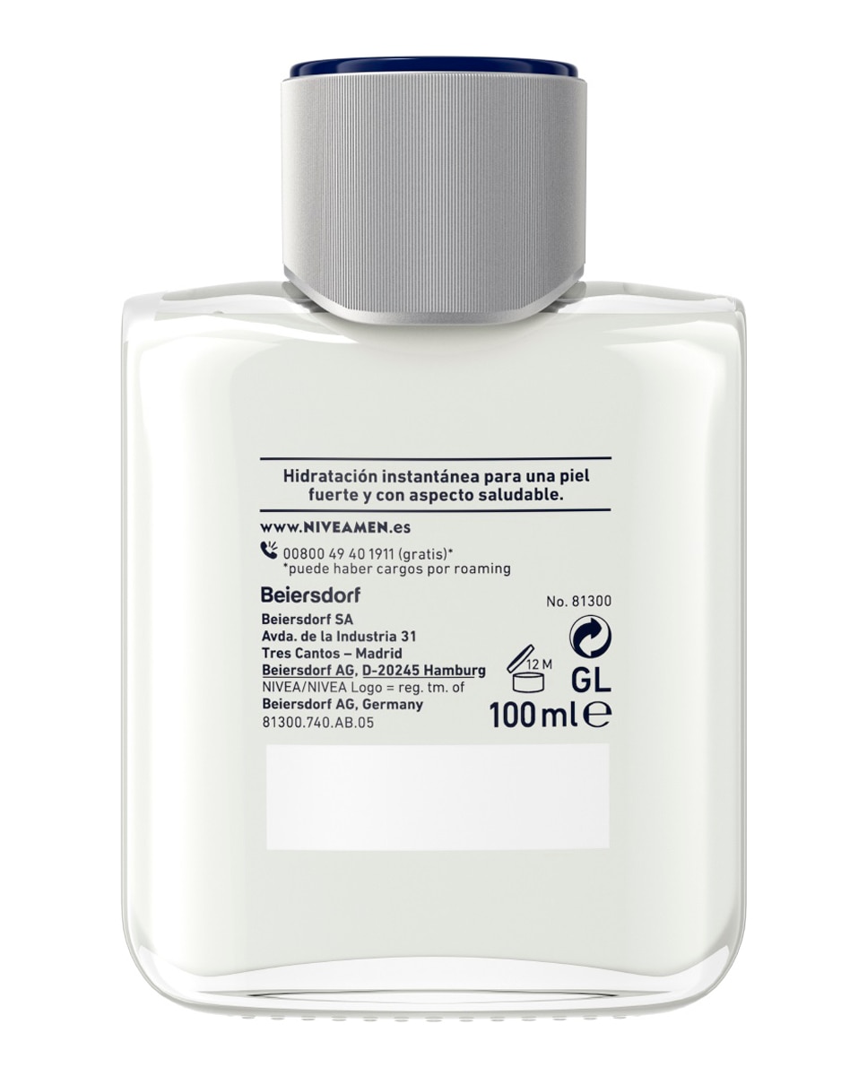 Imagen 2 de Bálsamo After Shave Protege & Cuida Hidratante 100 ml Nivea Men - 100 ml