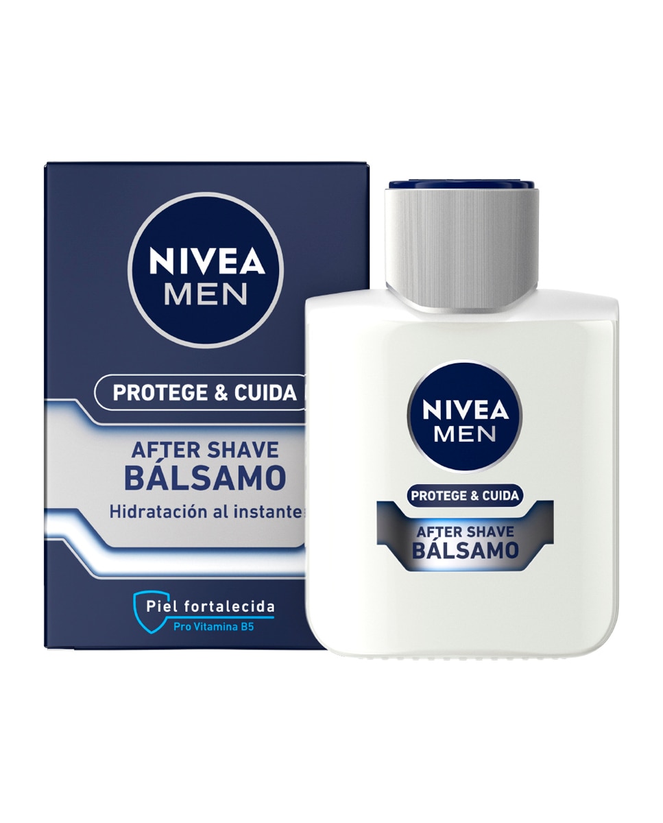 Imagen 5 de Bálsamo After Shave Protege & Cuida Hidratante 100 ml Nivea Men - 100 ml