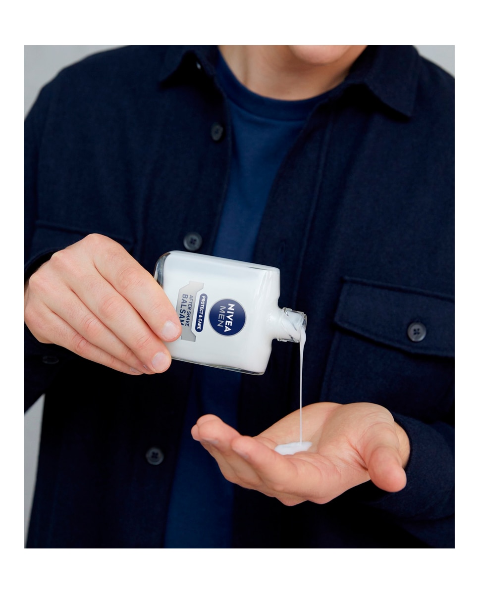 Imagen 7 de Bálsamo After Shave Protege & Cuida Hidratante 100 ml Nivea Men - 100 ml